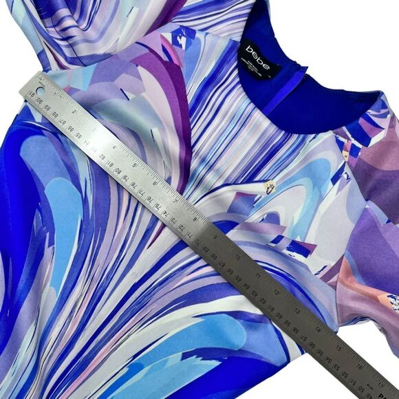 Bebe Watercolor Swirl Bodycon Dress - Picture 9 of 14